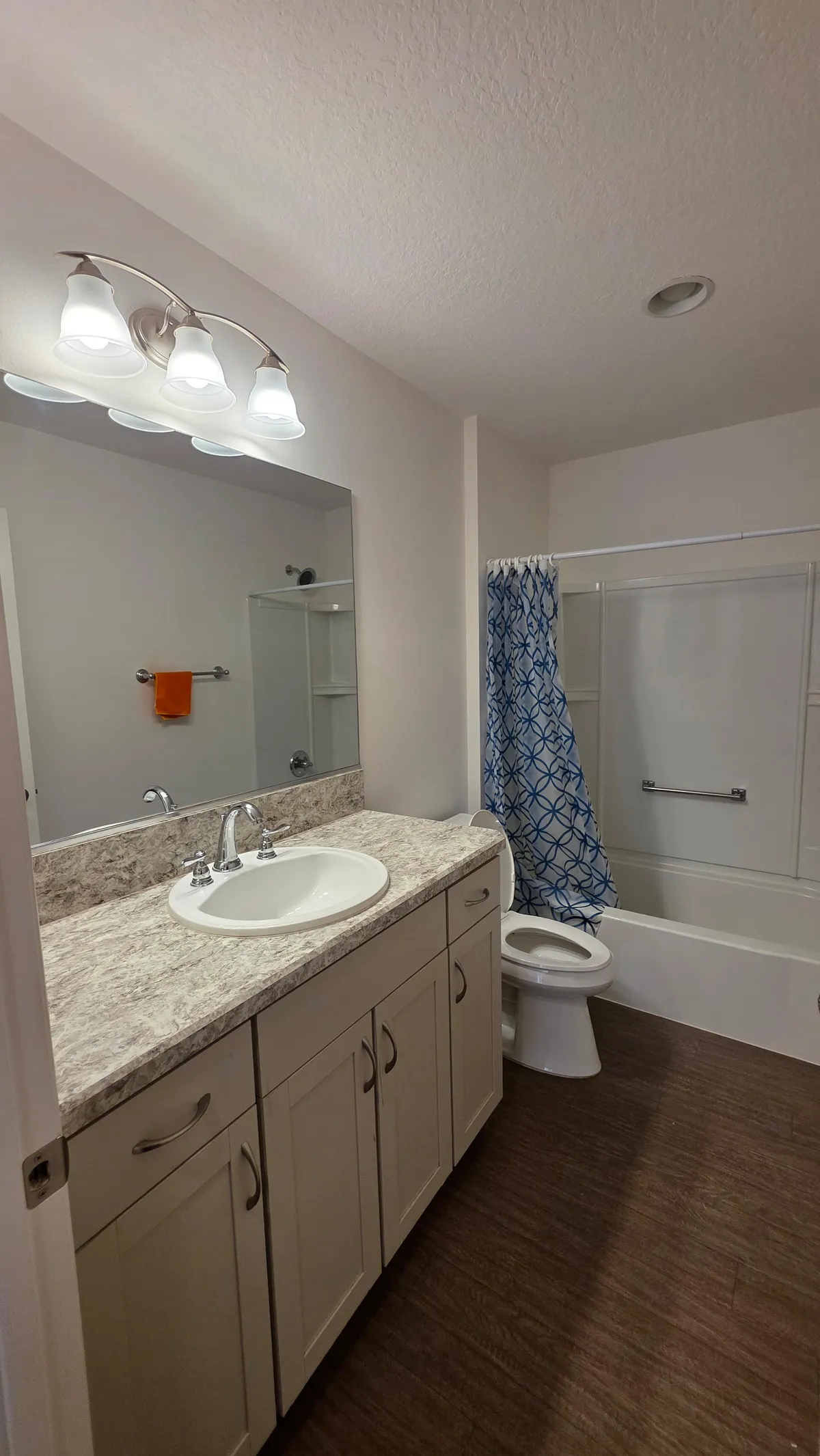 Tub and shower after bathroom cleaning in Ocala