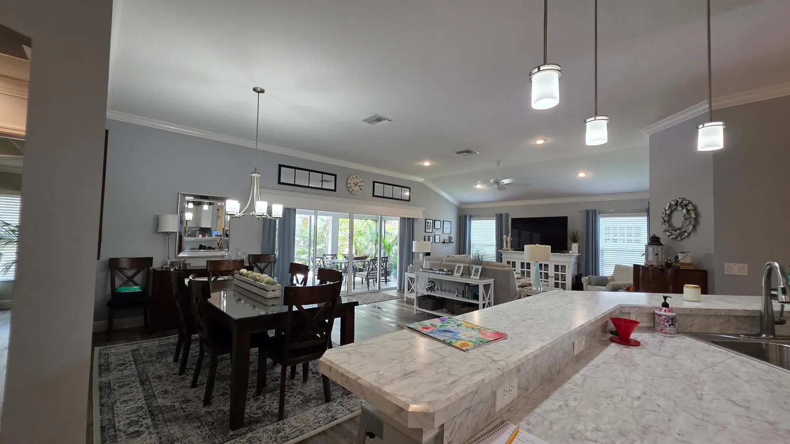 Great room after house cleaning in SW Ocala